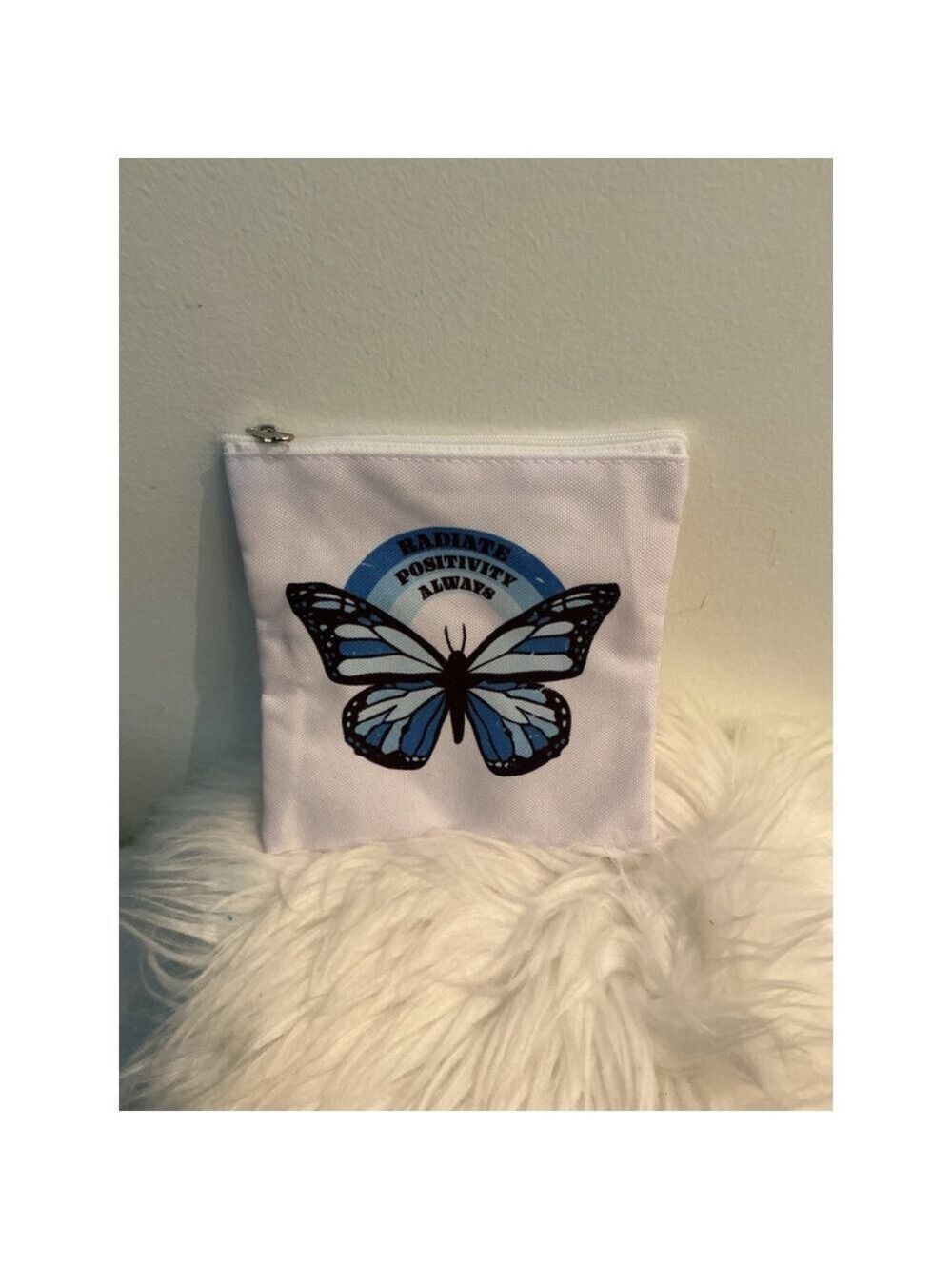 Radiate Positivity Butterfly Pouch – The Teacher’s Crate Cosmetic Bag OS